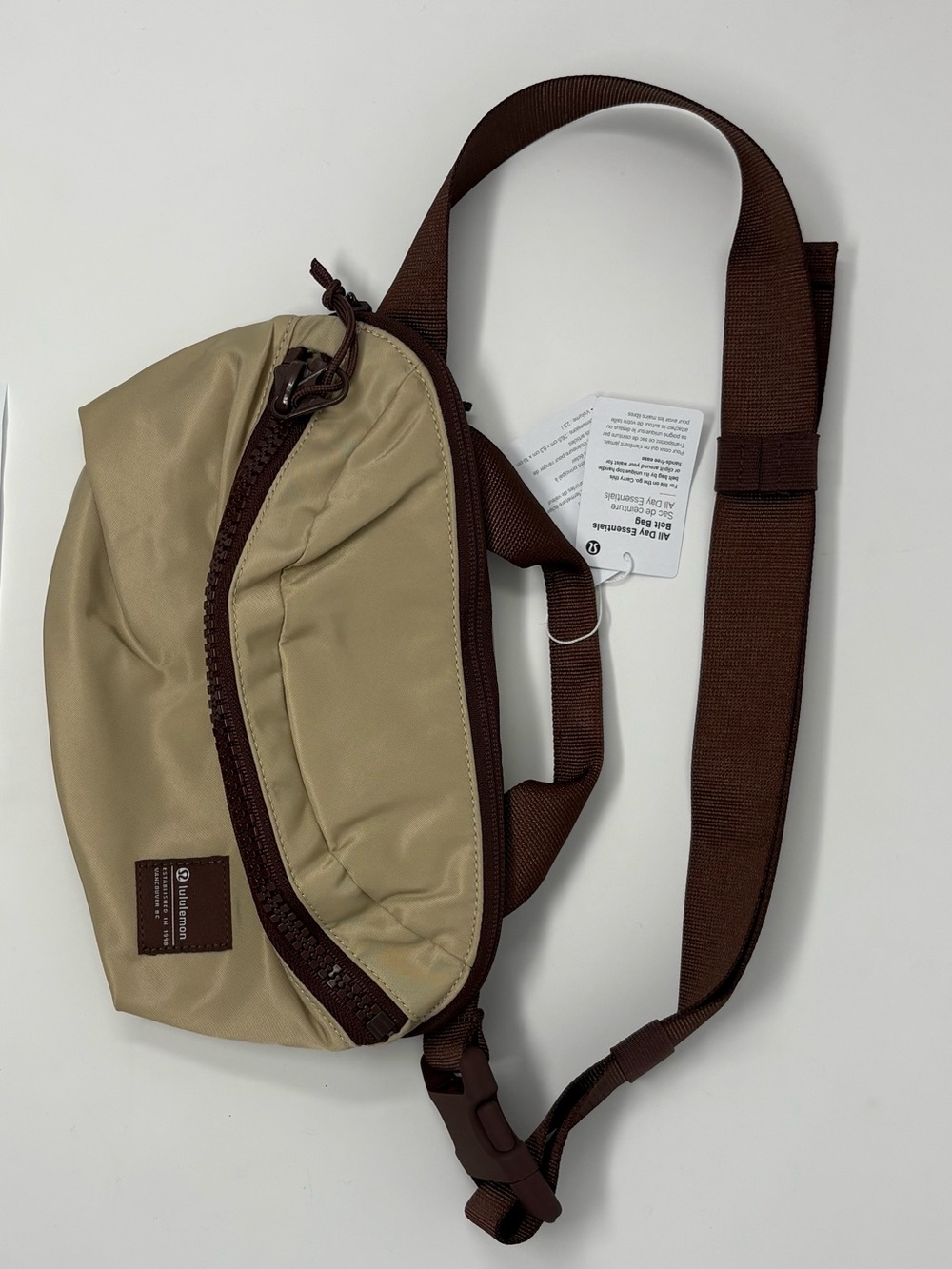 lululemon athletica all day essentials belt bag in Trench/Brown Earth - Picture 5 of 6